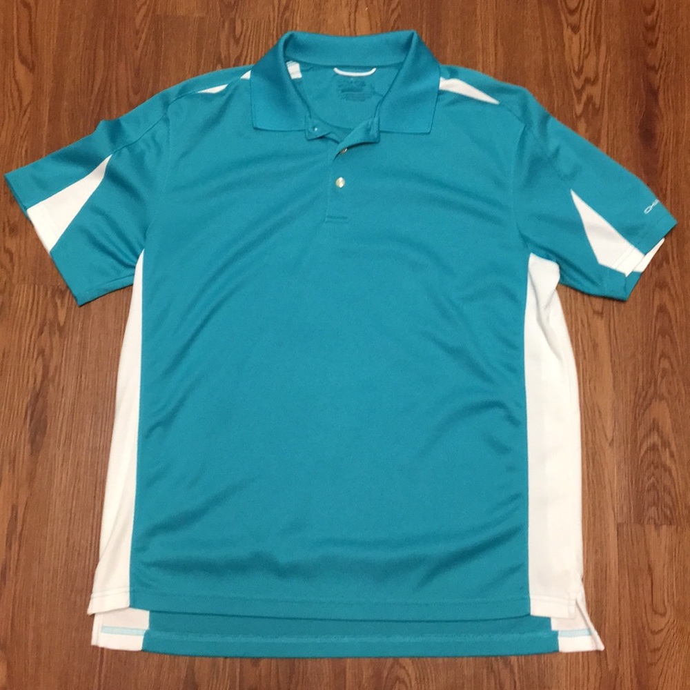 Chaps Men’s Large Teal Polo
